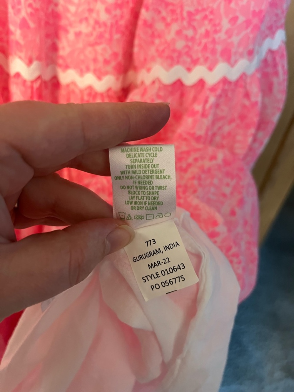 Lilly Pulitzer Pink Floral Tiered Sundress - Picture 6 of 15